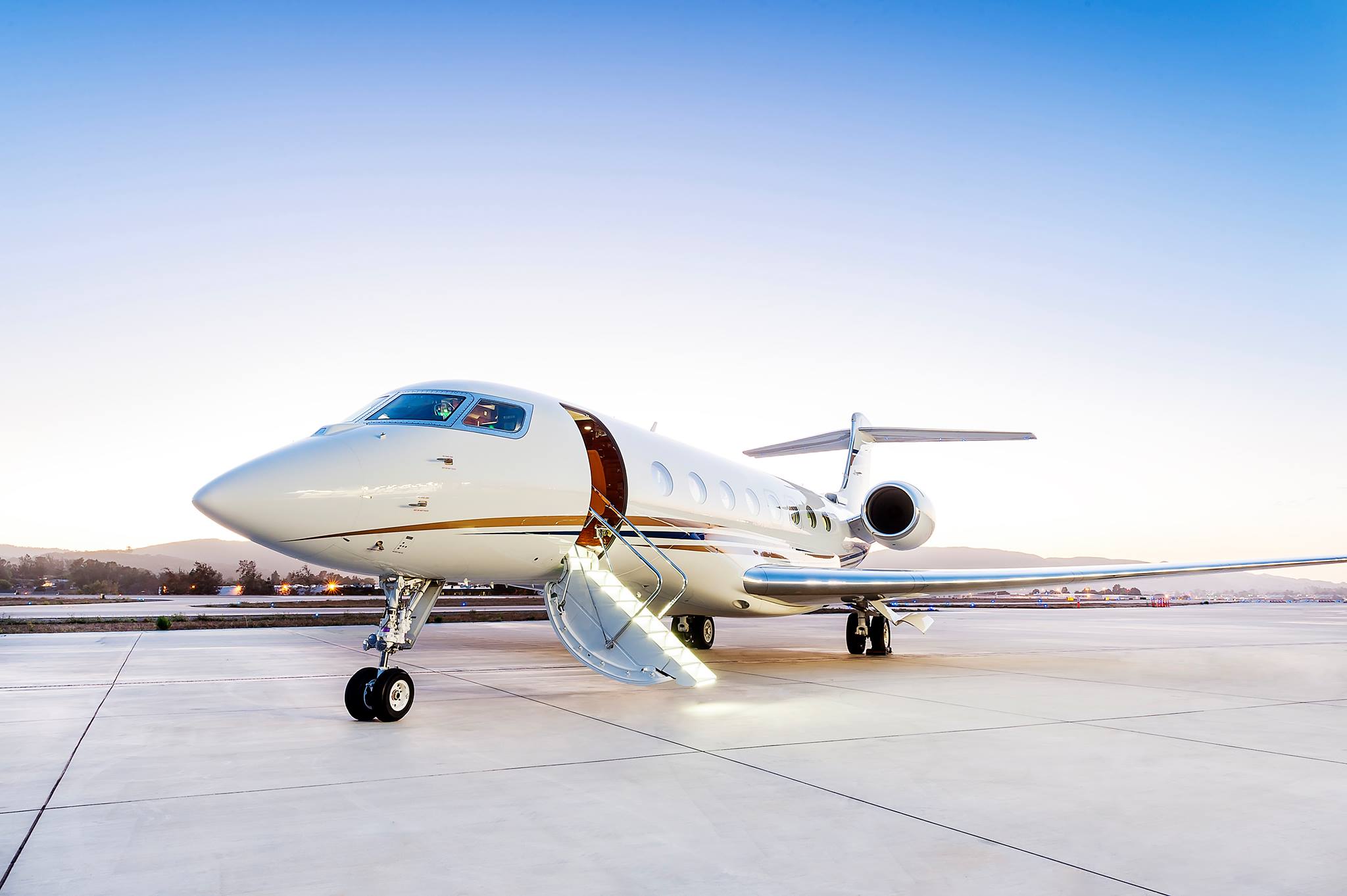 Gulfstream G650 private jet