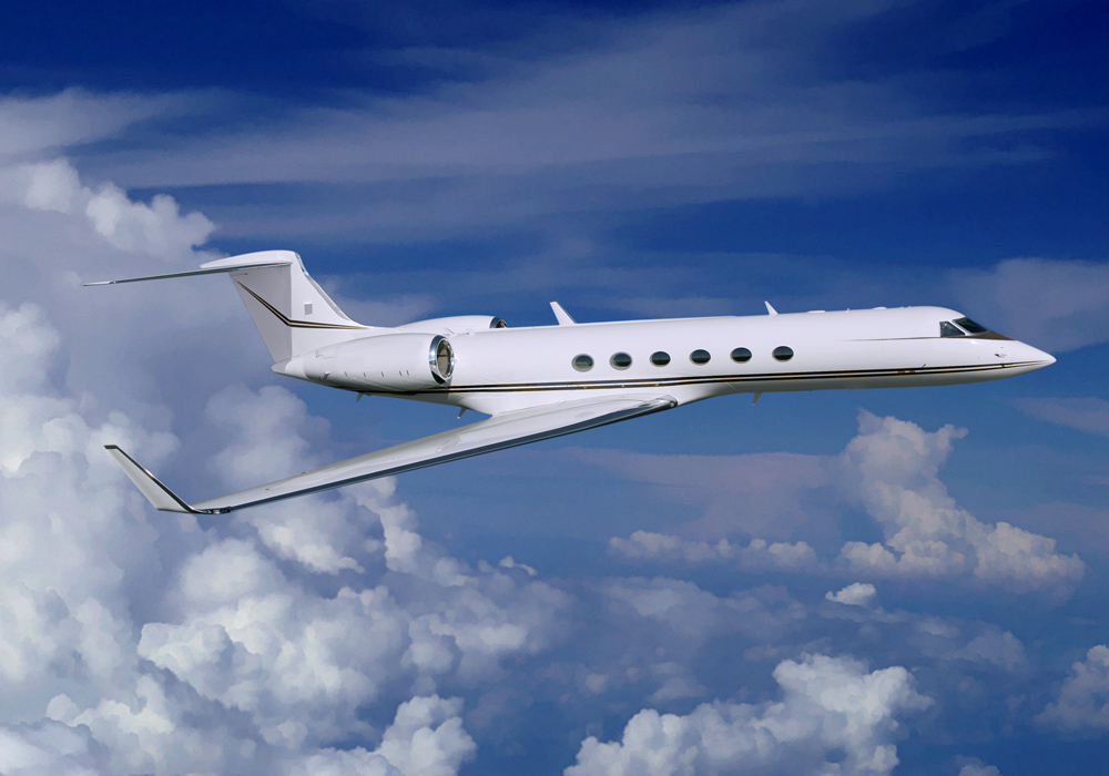 Gulfstream V private jet