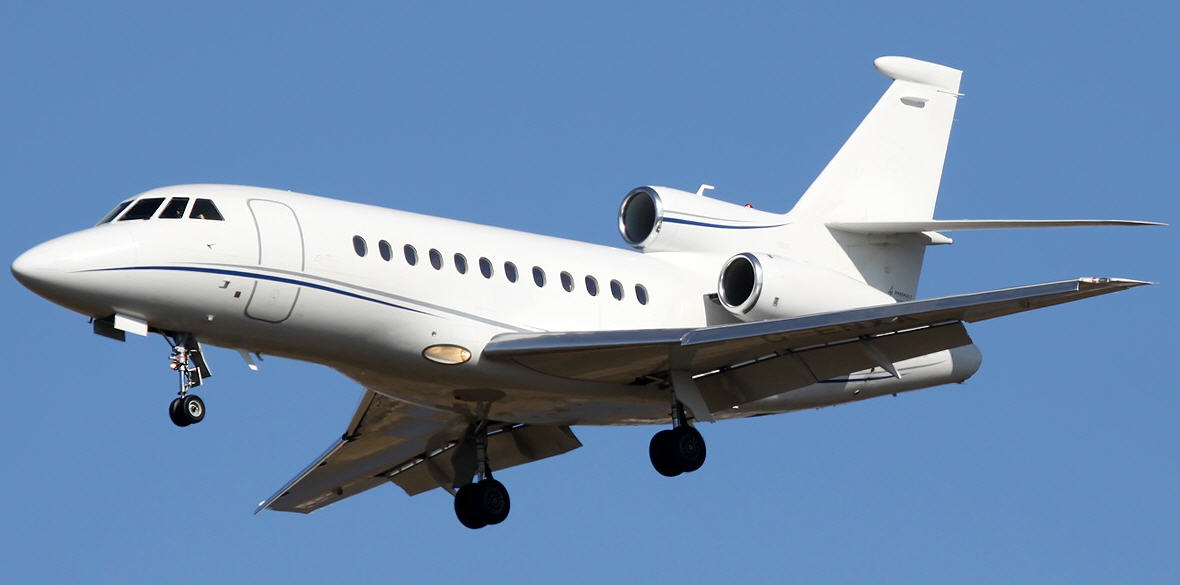 Falcon 900EX EASy private jet