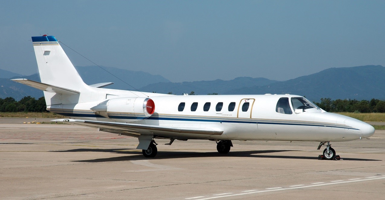 Citation II private jet