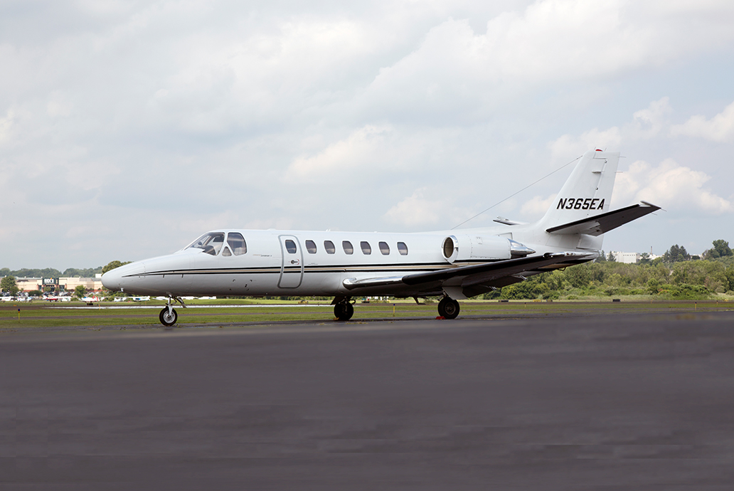 Citation V private jet