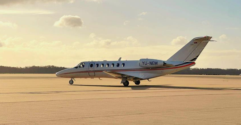 Cessna Citation CJ3 — Belgrade → Catania